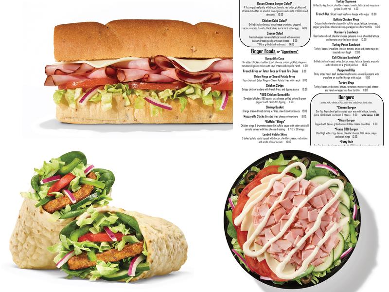Subway Menu