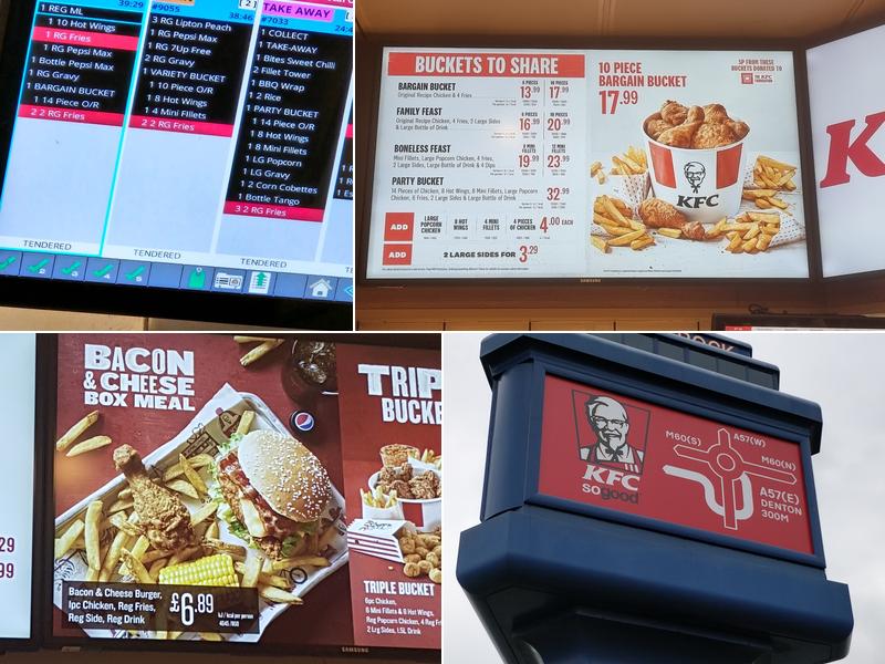 KFC Manchester - Denton Rock Menu