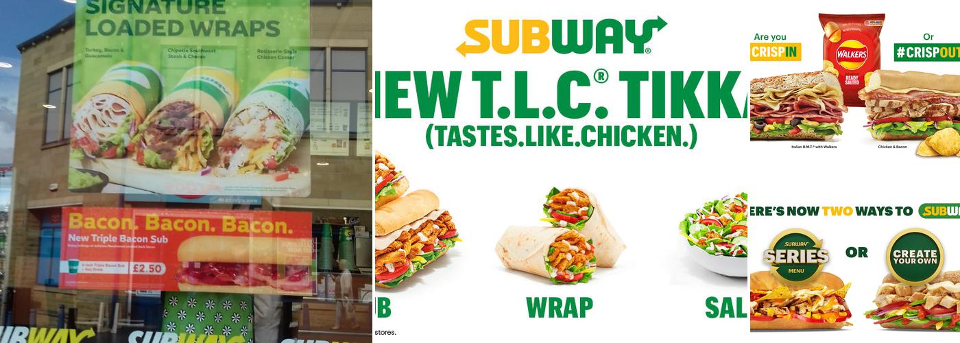 Subway Menu