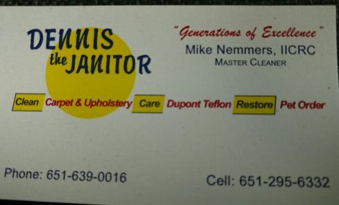 Dennis the Janitor 3721, 1987 245th Ave, Luck Wisconsin 54853