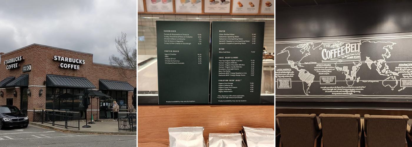 Starbucks Menu