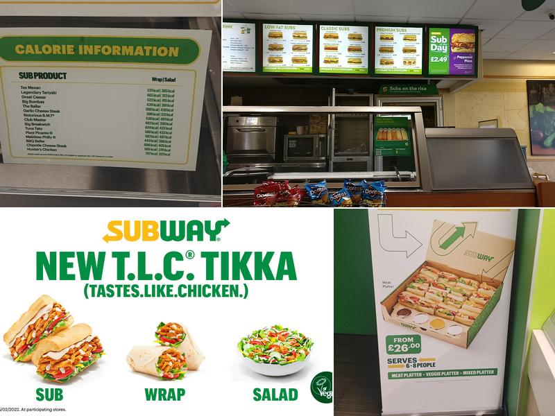 Subway Menu