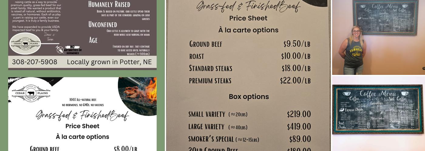 Chuckaboo Station Menu