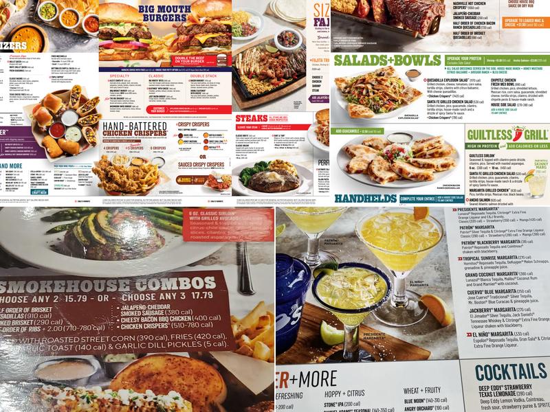 Chili's Grill & Bar Menu
