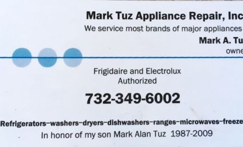 MARK TUZ APPLIANCE REPAIR Beachwood