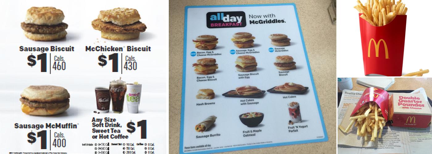 McDonald's Menu