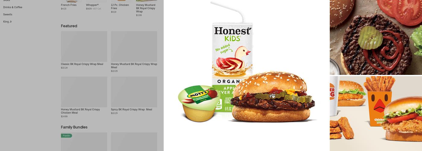 Burger King Menu