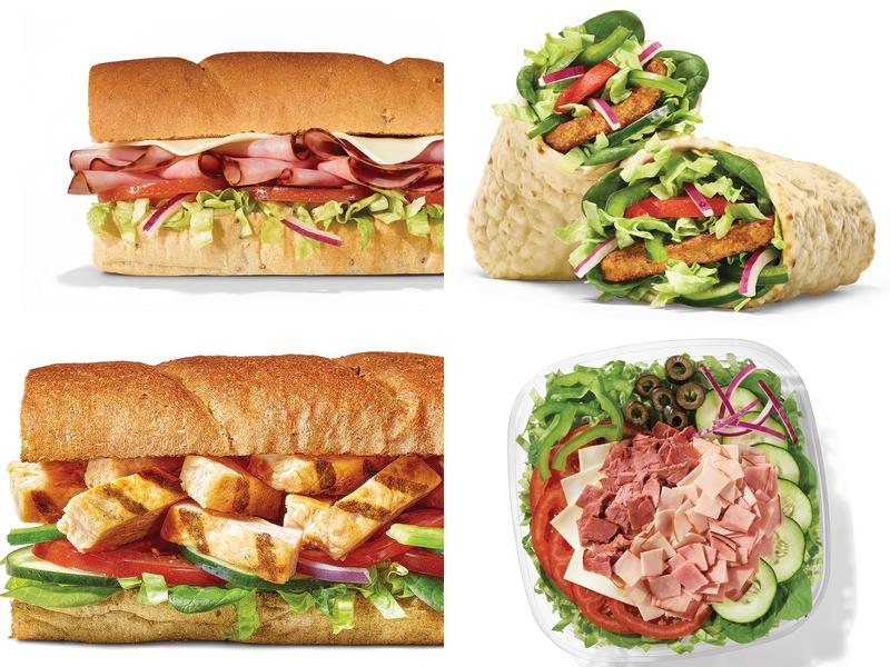 Subway Menu