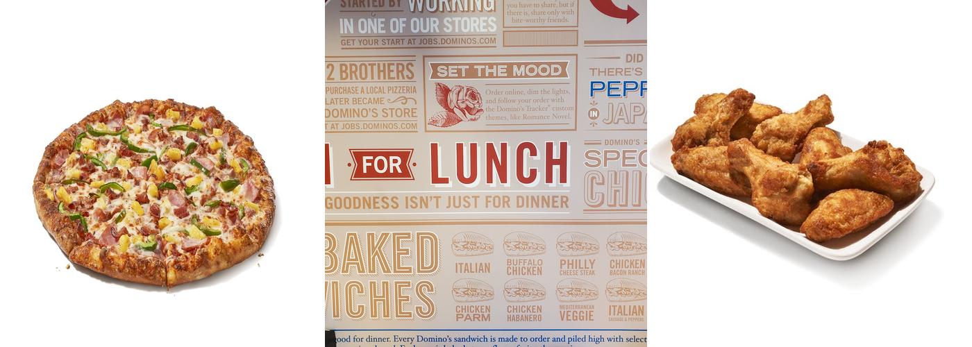 Domino's Pizza Menu