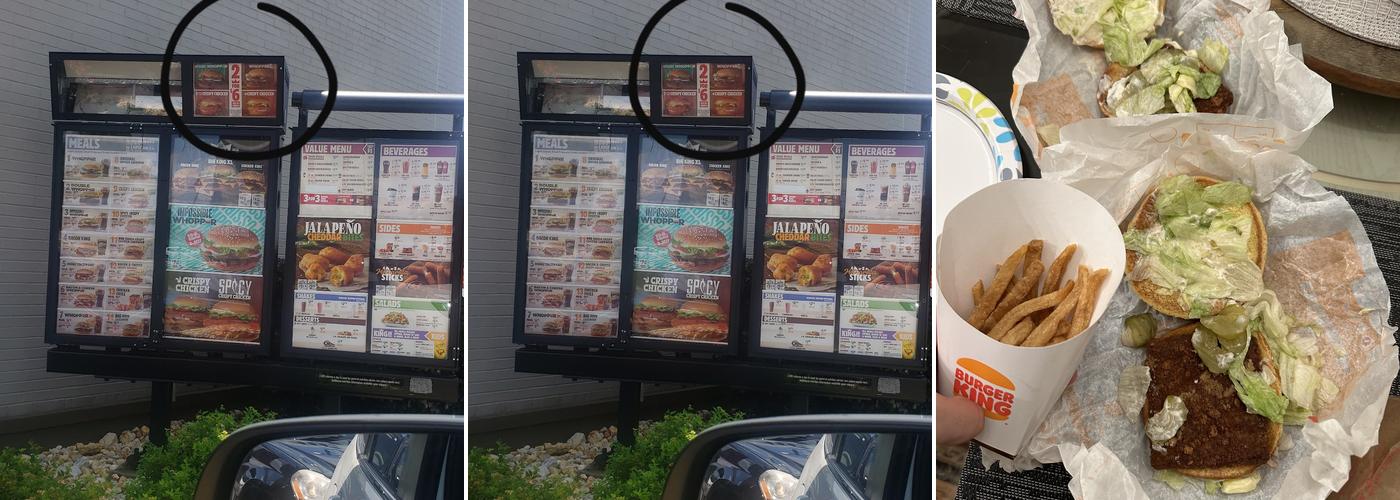 Burger King Menu