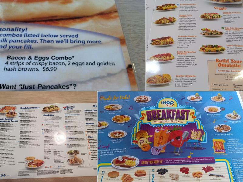 IHOP Menu