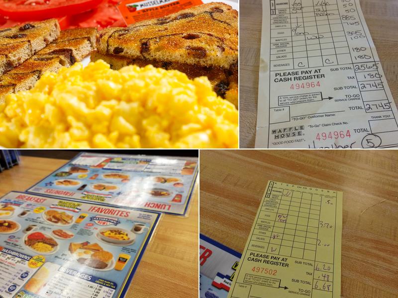 Waffle House Menu