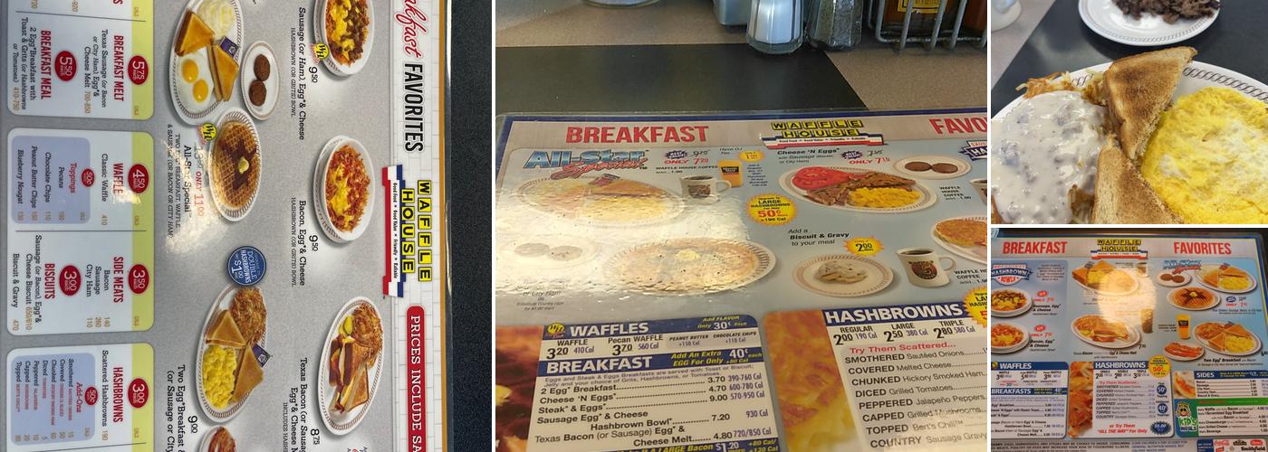 Waffle House Menu