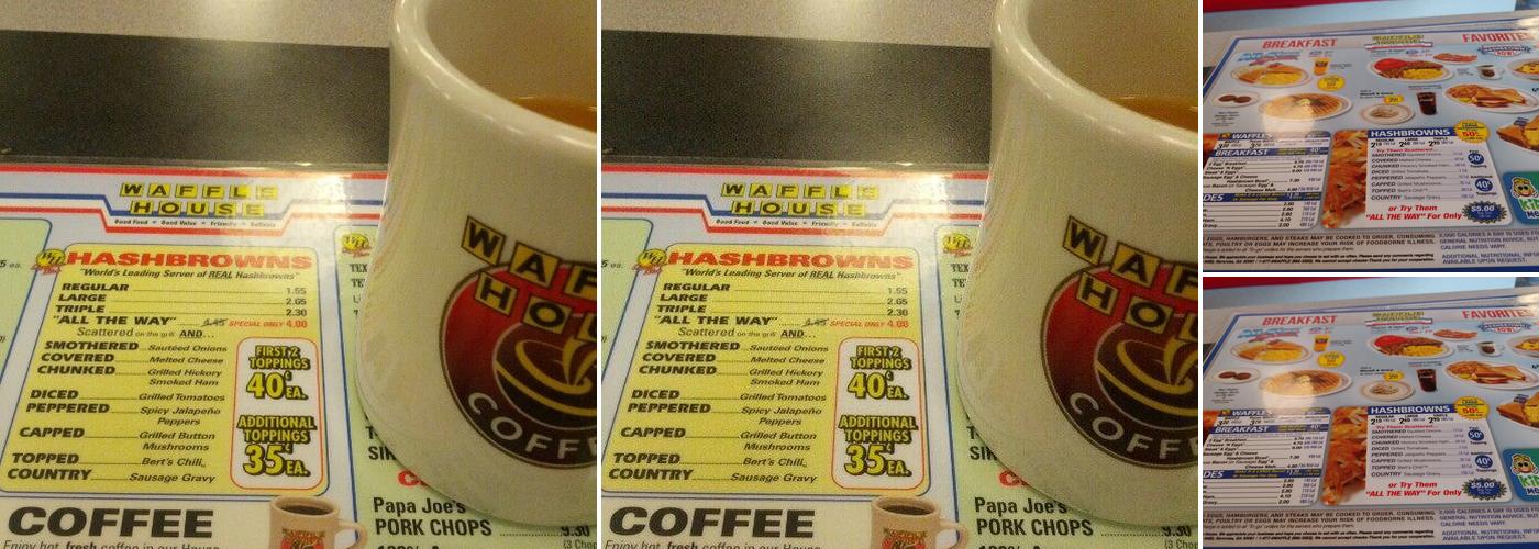 Waffle House Menu