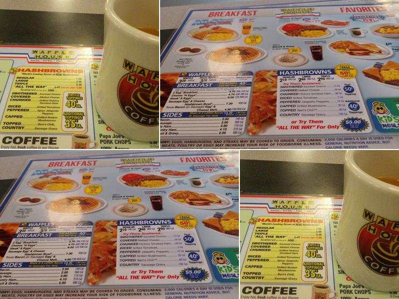 Waffle House Menu
