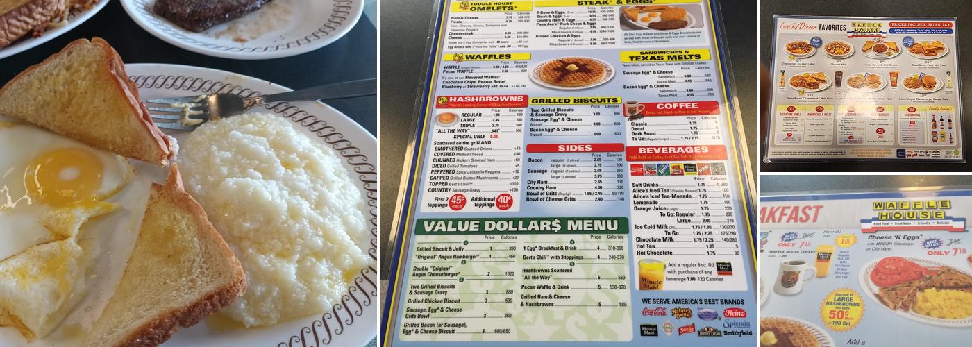 Waffle House Menu