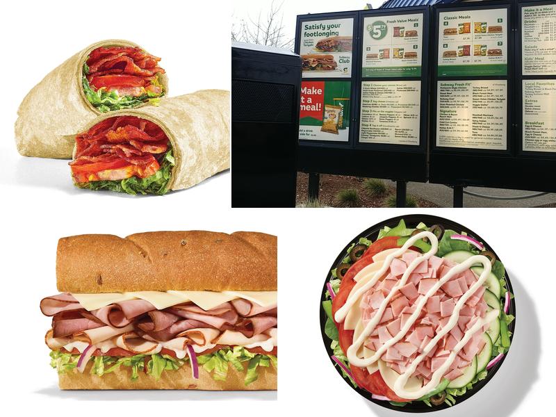 Subway Menu
