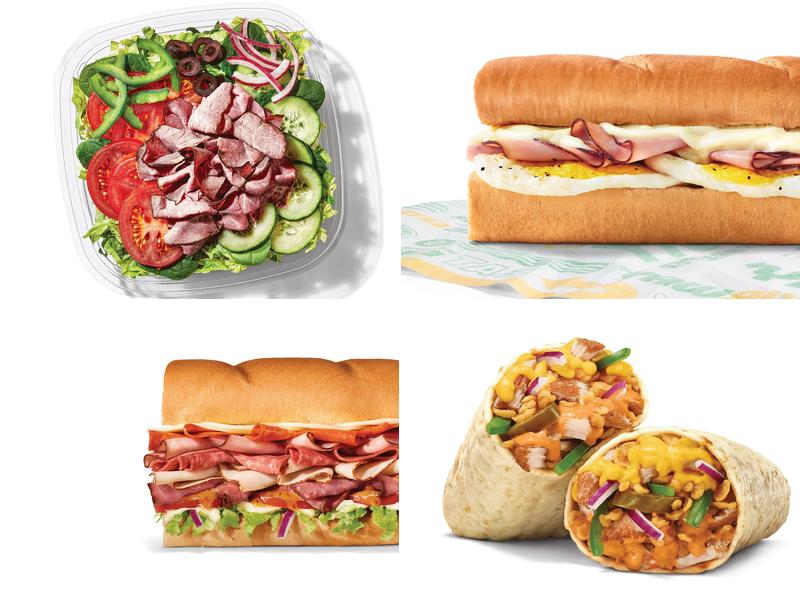 Subway Menu