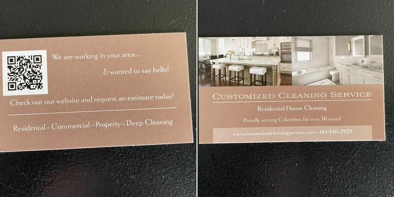 Customized Cleaning Services