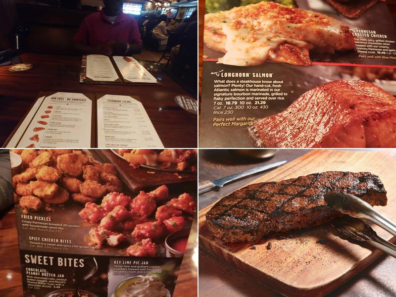 LongHorn Steakhouse Menu
