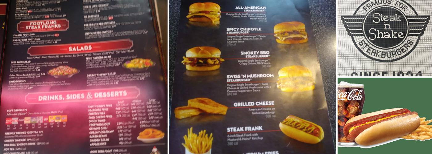 Steak 'n Shake Menu