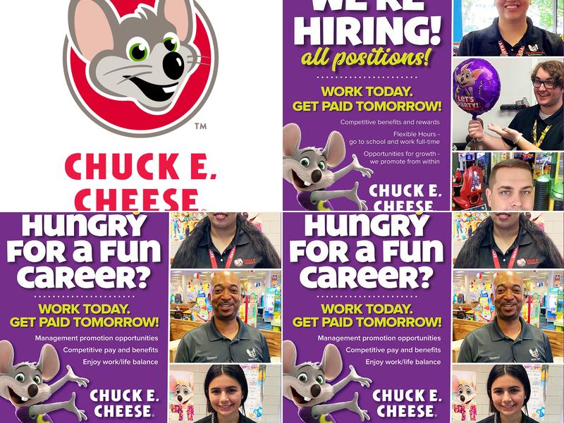 Chuck E. Cheese Menu