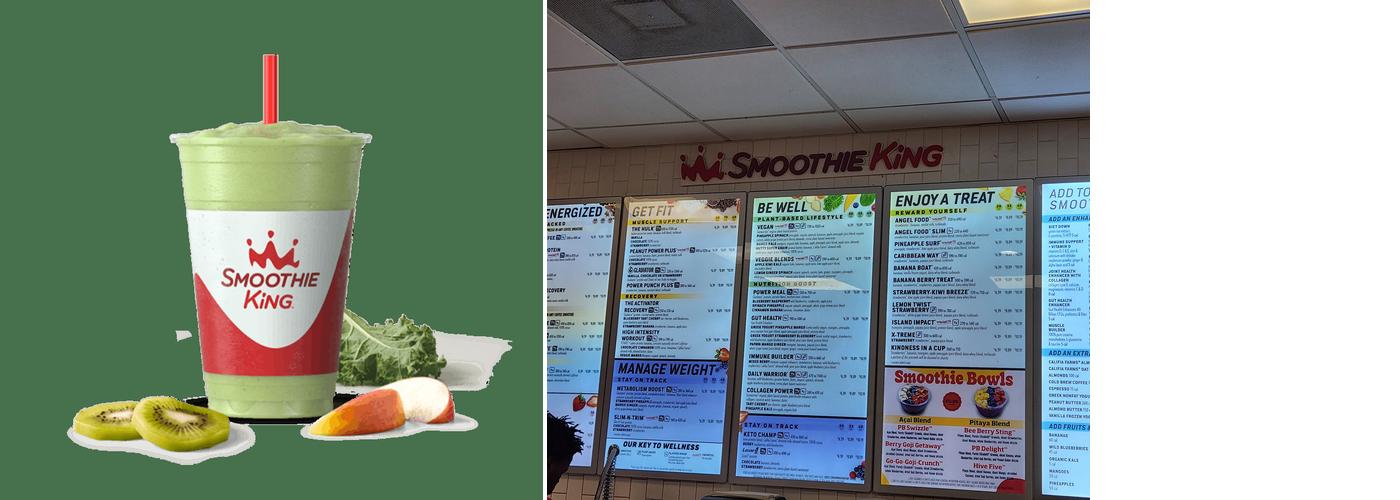 Smoothie King Menu