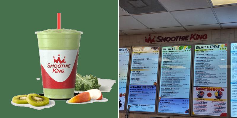 Smoothie King Menu