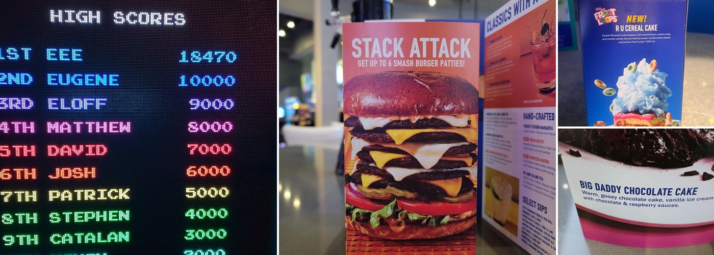 Dave & Buster's Alpharetta Menu