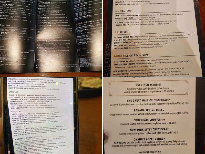 P.F. Chang's Menu