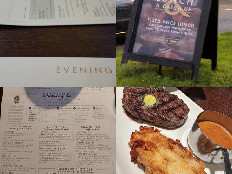 Miller & Carter Garforth Menu