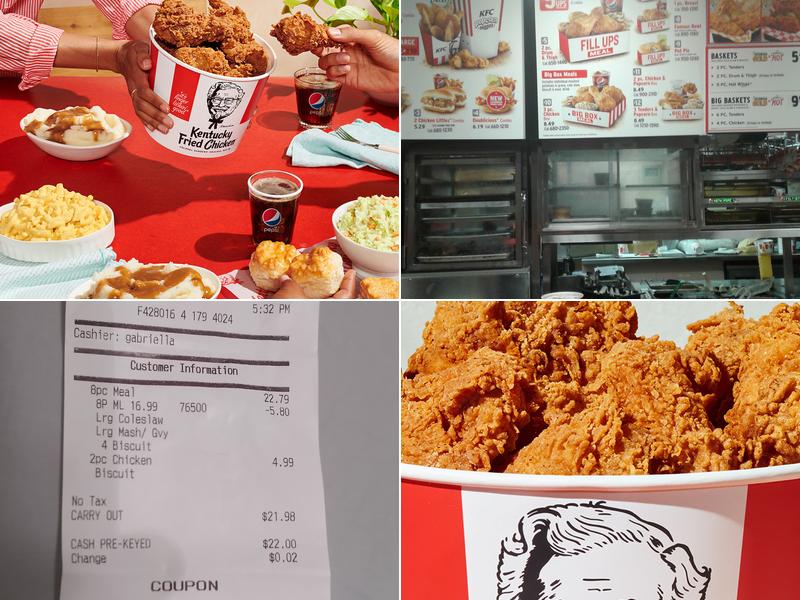 KFC Menu