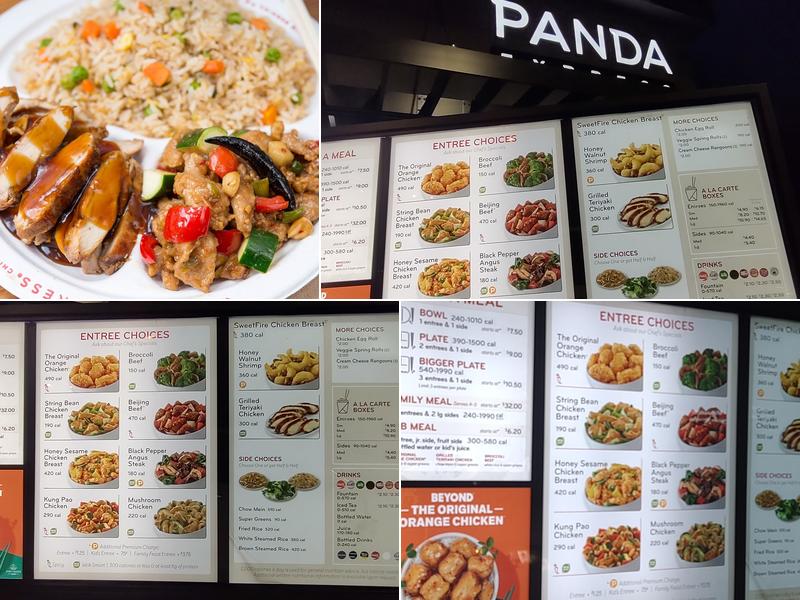 Panda Express Menu