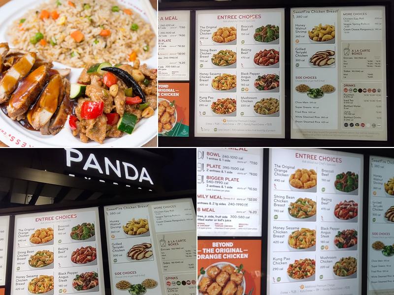 Panda Express Menu
