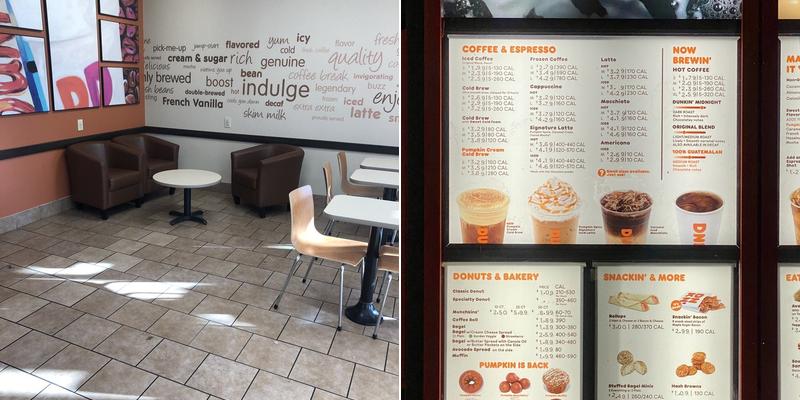 Dunkin' Menu