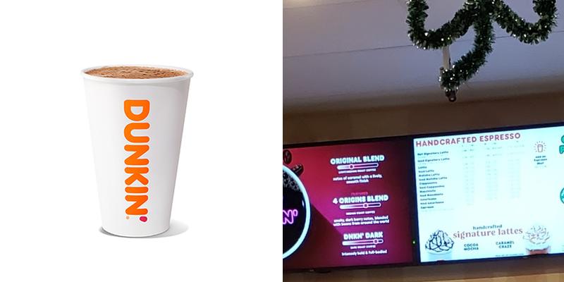Dunkin' Menu