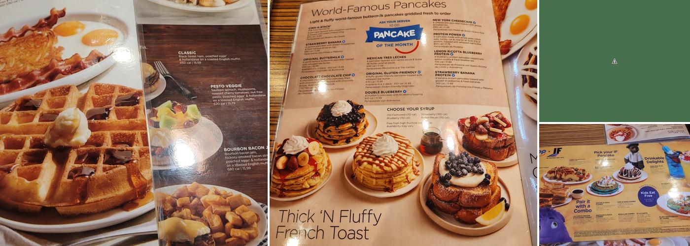 IHOP Menu