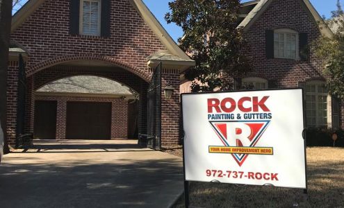 Rock Painting & Gutters