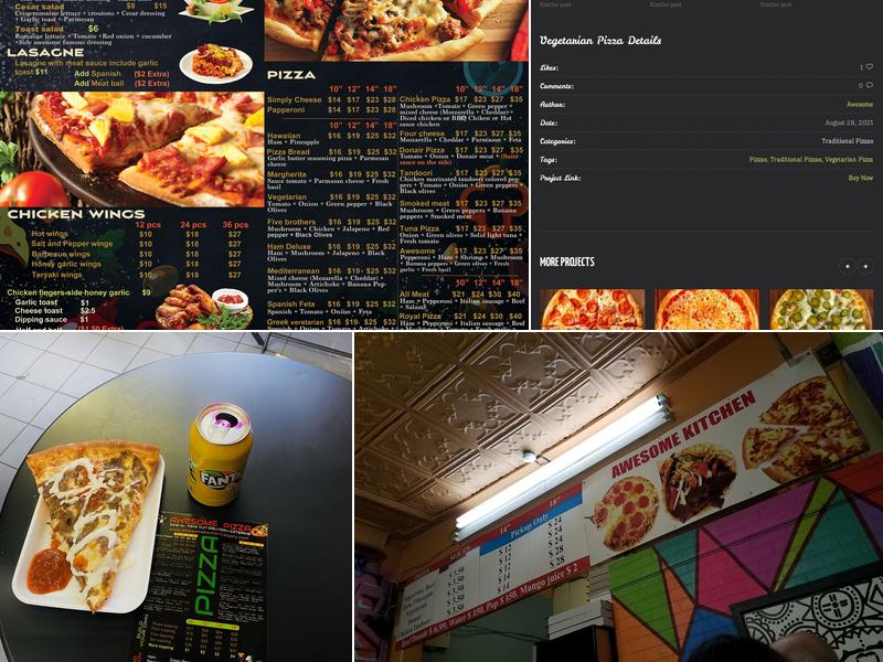 Awesome Kitchen Menu