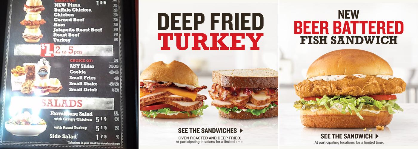 Arby's Menu