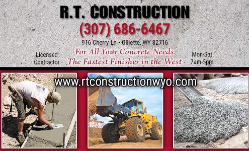 R T Construction 916 Cherry Ln, Gillette Wyoming 82716