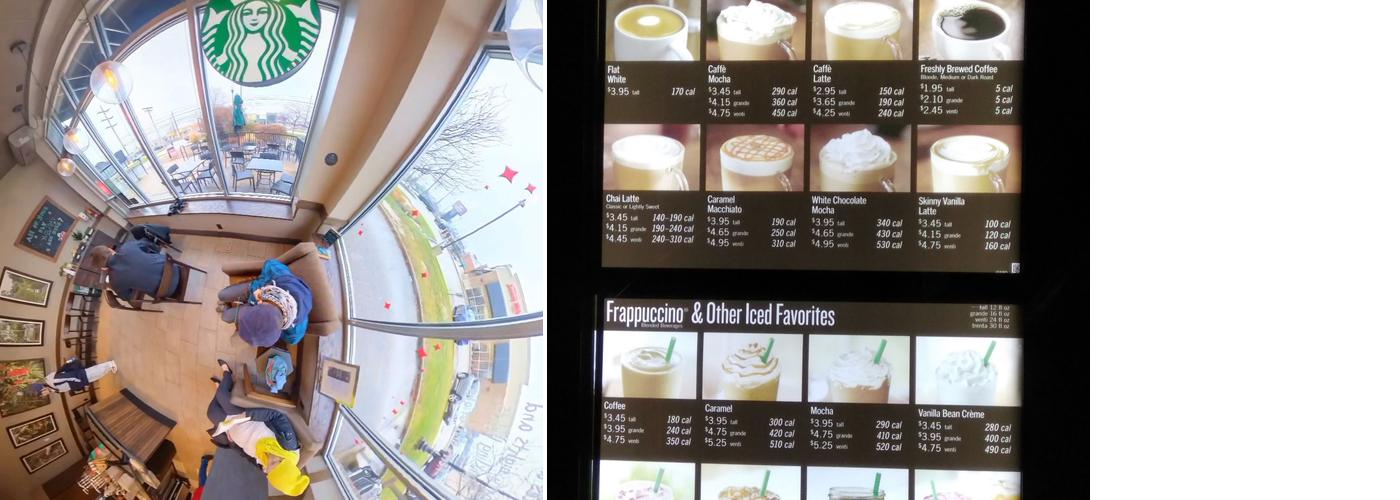 Starbucks Menu