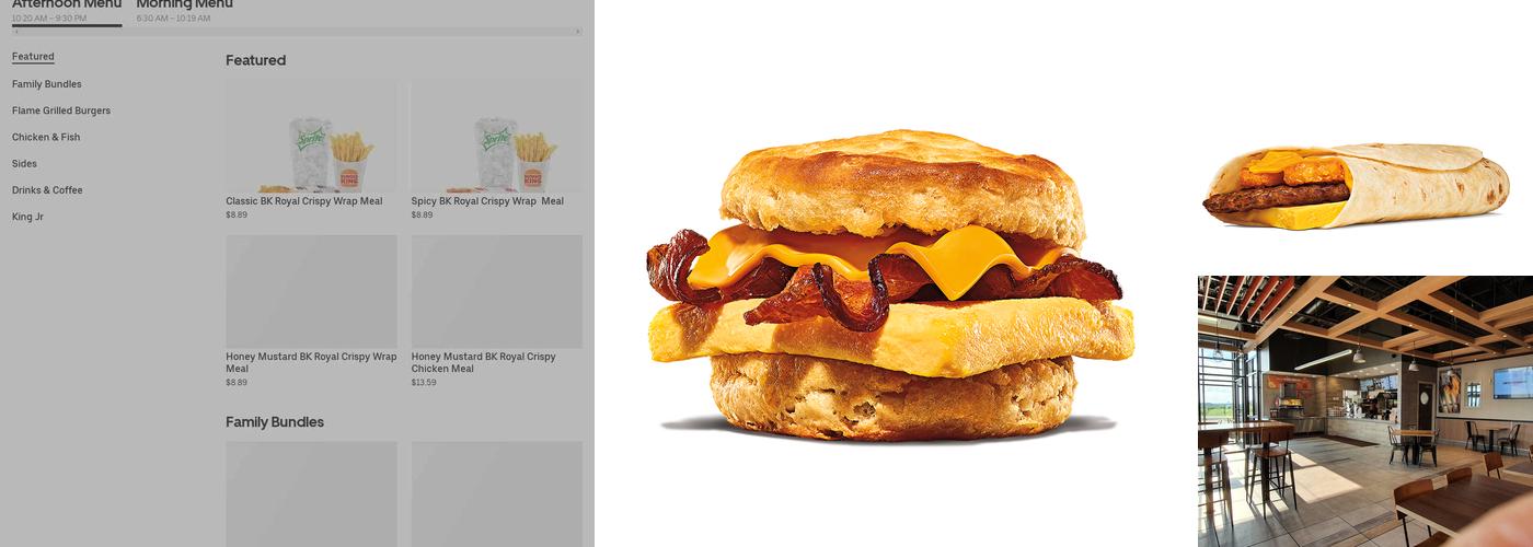 Burger King Menu