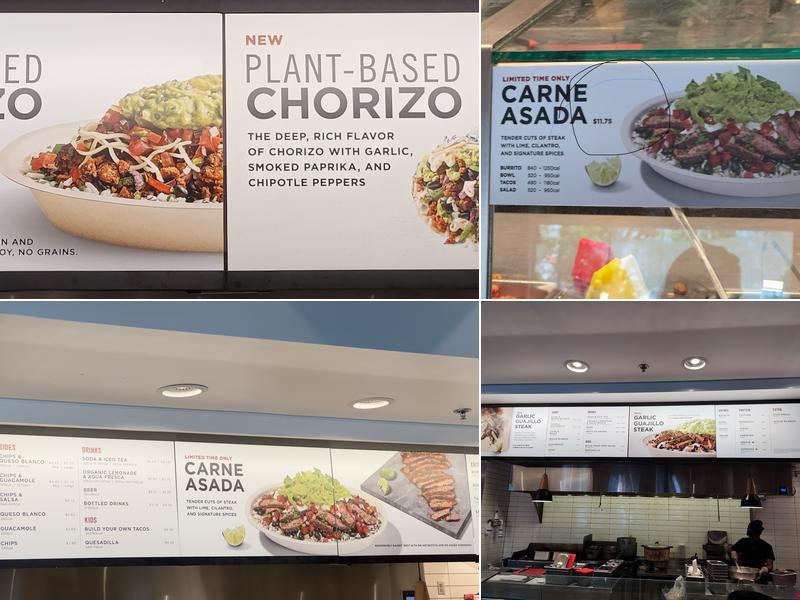 Chipotle Mexican Grill Menu