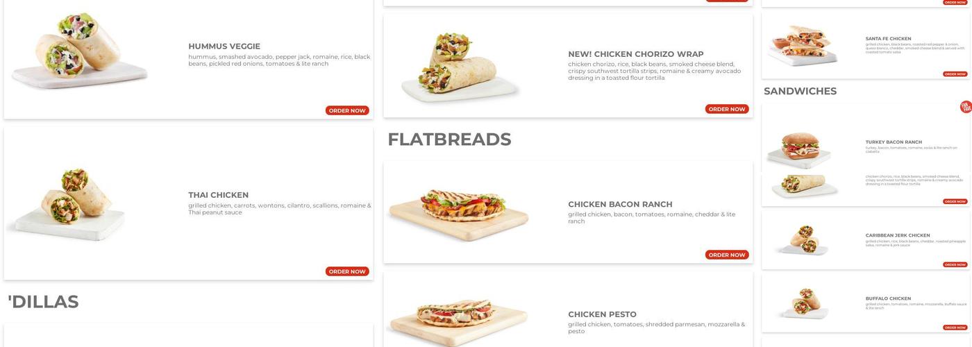 Tropical Smoothie Cafe Menu