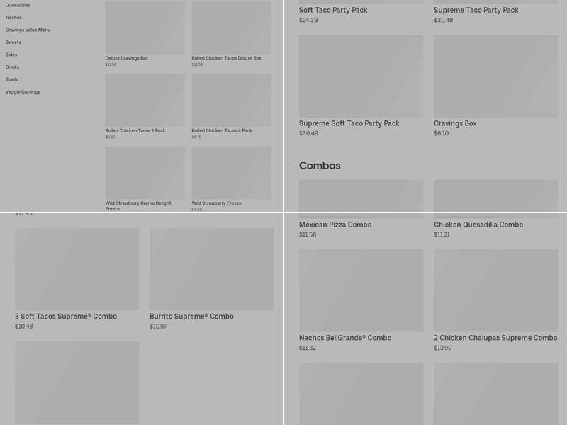 Taco Bell Menu