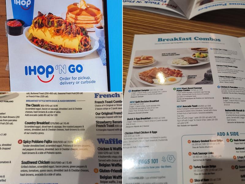 IHOP Menu