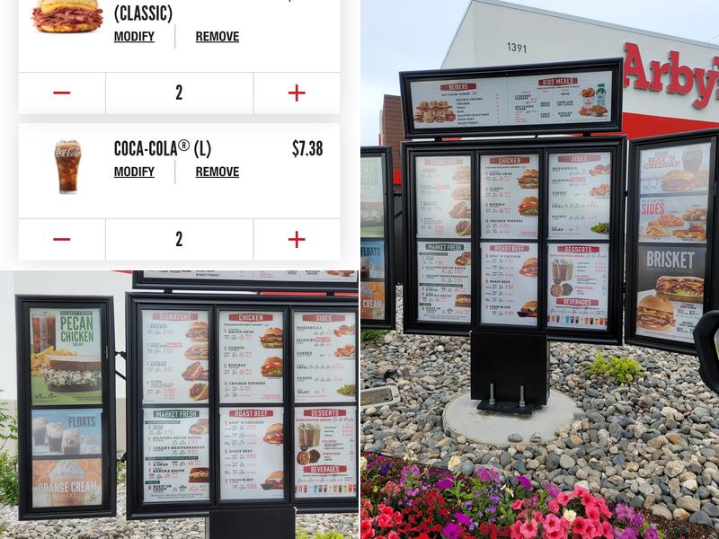 Arby's Menu