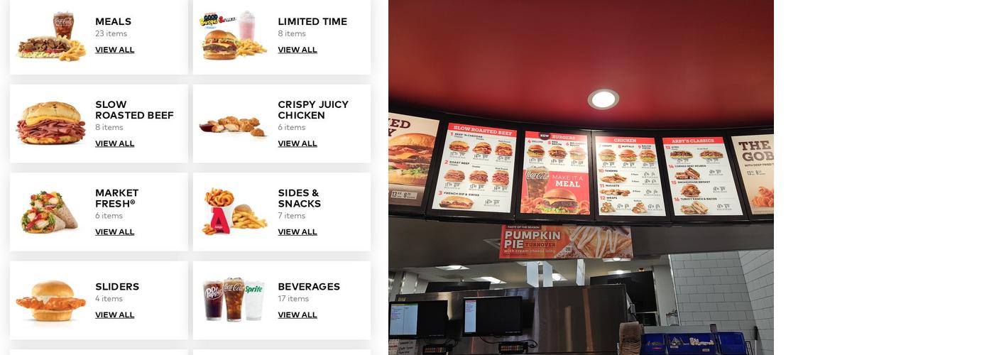 Arby's Menu