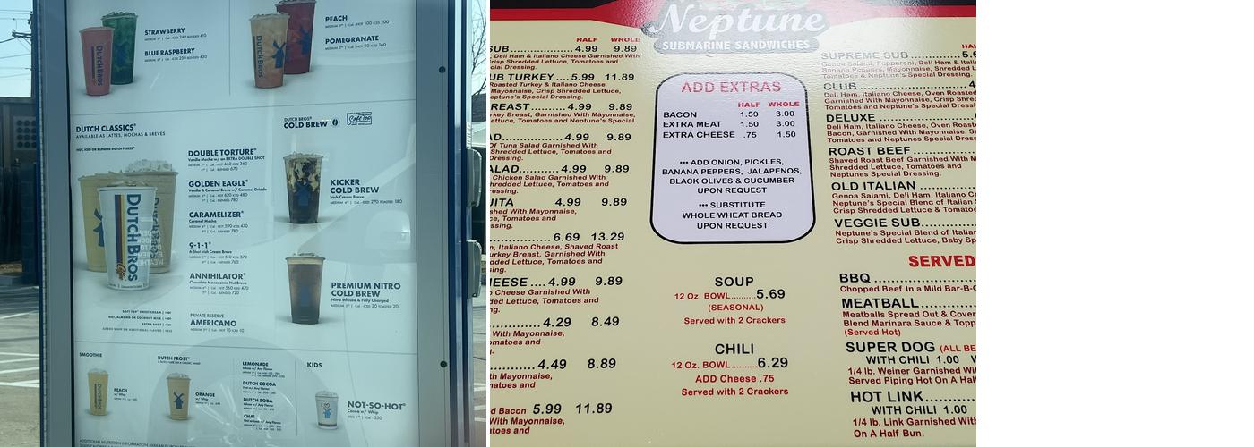 Dutch Bros Coffee Menu